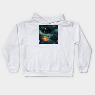 Van Gogh Starry Night Outer Space Pattern 5 Kids Hoodie